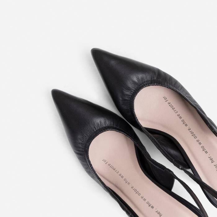 Escarpins Femme Ellen Tracy Talons Hauts 11M Noir En Cuir - Occasion