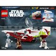 LEGO® Star Wars 75333 Le Chasseur Jedi d’Obi-Wan Kenobi, Jouet, Figurine Taun We et Droïde-3