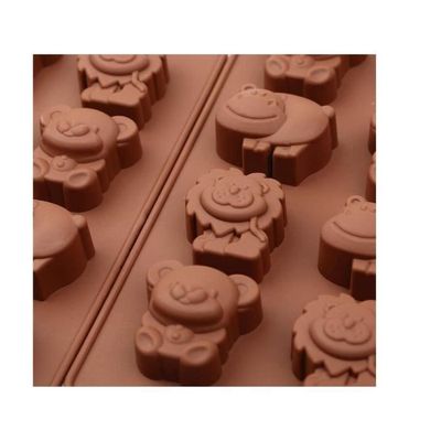Lot De 4 Moules En Silicone Pour Chocolat Et Bonbons - Formes Animaux, Insectes, Feuilles, Véhicules - Résistant à La Chaleur -40°C à 230°C - 7