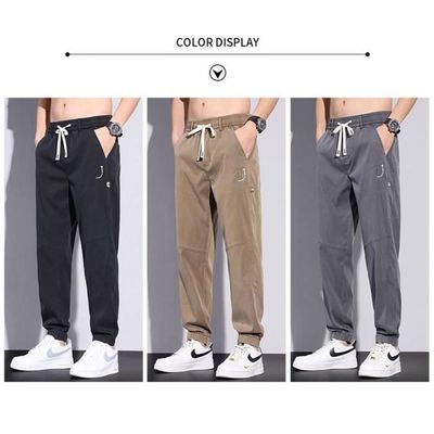 Pantalon De Jogging Homme Vintage - Coupe Décontractée, Ceinture élastique, Pour Sport Et Loisirs