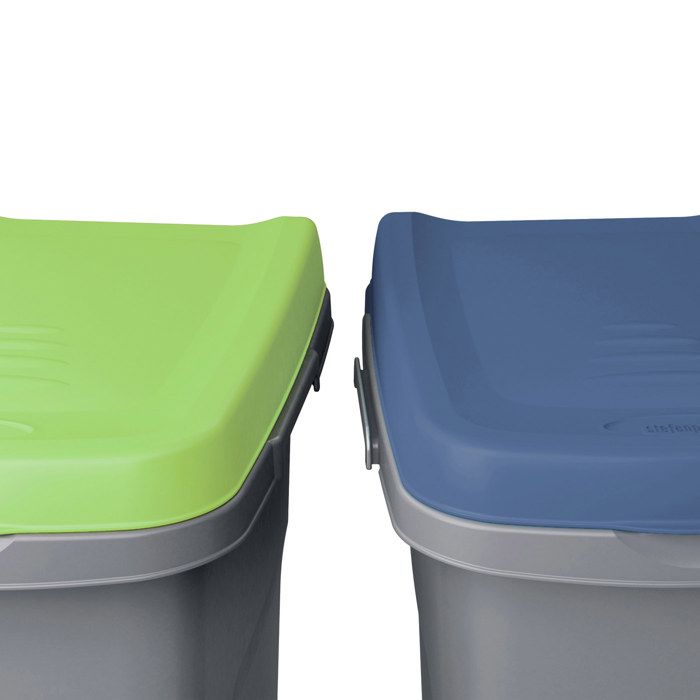 Srutueo Poubelle Verte Avec Couvercle – Corbeille à Déchets En Plastique à Suspendre Pour Salle De Bain/bureau, Poubelle à Compost Pour Cuisine, Petite Poubelle Pour Chambre à Coucher – 2 L