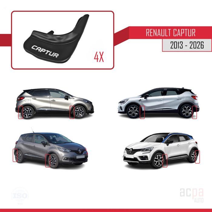 Pare-Boue Aile Avant Droite Pour Renault Captur I - Pièce Occasion Fonctionnelle