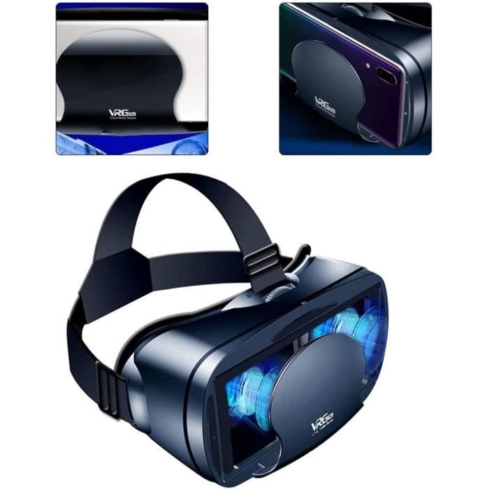 Casque réalité virtuelle universel hd de 3.5 à 6 pouces vr 3d - Conforama