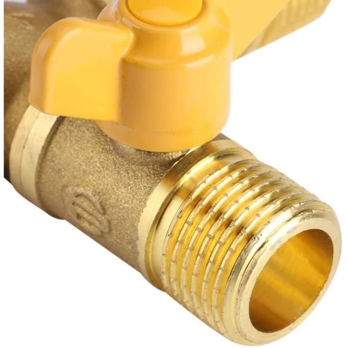 Dérivateur de robinet adaptateur de tuyau en laiton massif à