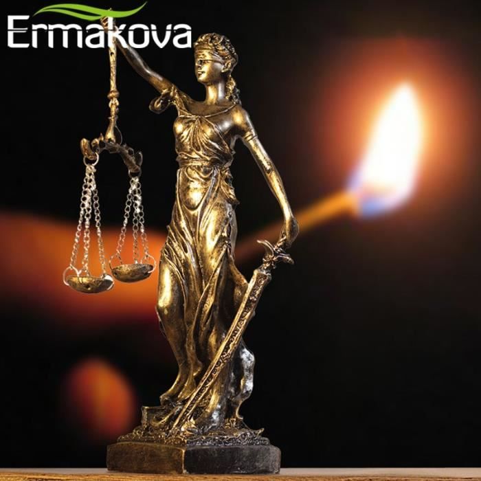 Statuette La Justice – Polyrésine – Signes Grimalt – Figurine Décorative