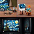 LEGO Ideas 21333 Vincent Van Gogh - La Nuit Étoilée, Reproduction de Tableau sur Toile-4