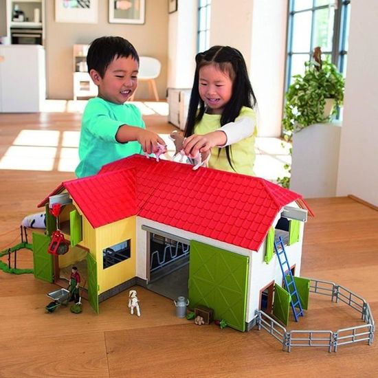 Jouet grande ferme avec animaux clearance