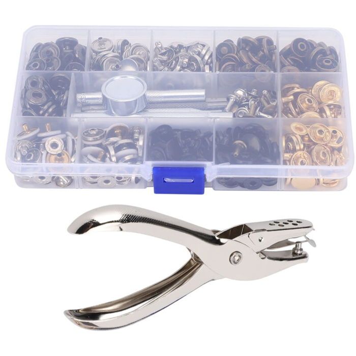 Dreafly Kit de boutons pression sans couture pince à pression manuelle