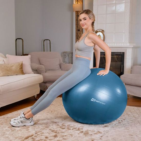 Ballon De Gymnastique 85 Cm Rouge Avec Pompe - Fitness, Yoga, Pilates, Rééducation