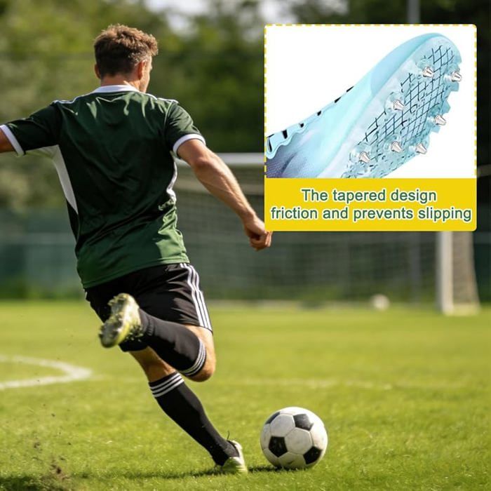 Lot De 12 Crampons De Rechange Pour Chaussures De Football – Caoutchouc Et Métal, 8 Ou 10 Mm – Pour Femmes, Hommes Et Enfants