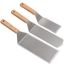 Turner En Acier Inoxydable Manche En Bois De Cuisson Cuisine Bbq