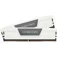 Mémoire RAM - CORSAIR - Vengeance DDR5 - 32GB 2x16GB DIMM - 5600 MHz - 1,25V - Blanc (CMK32GX5M2B5600C36W)-0