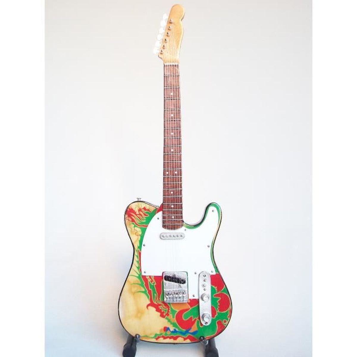 Magnet en forme de guitare stratocaster sunburst- Jimi