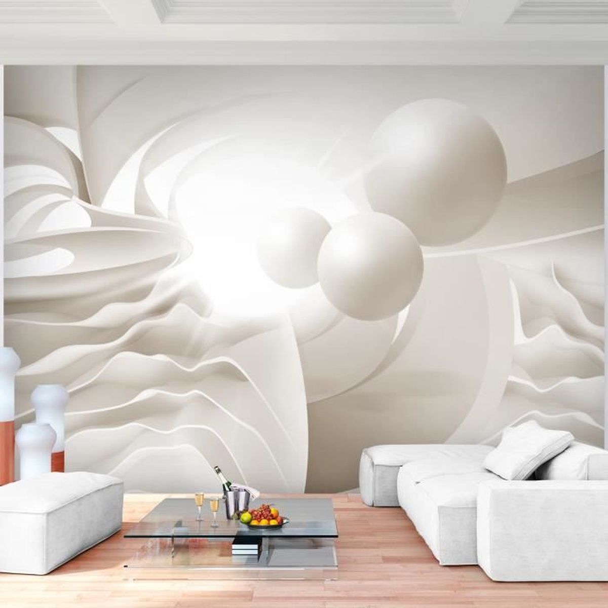 Papier Peint 3d Chambre Tapisserie Toile Achat Vente Pas Cher