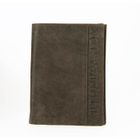 ARTHUR & ASTON Grand portefeuille Arthur et Aston vertical en cuir de vachette Chataigne 10,5 (L) X 14,5 (H) x 1,0(E) cm