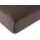 UNIVERS DÉCOR Drap housse Choco 140 x 190 cm / 100% coton / 57 fils/cm²