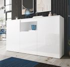 DESIGN AMEUBLEMENT Buffet bahut - Blanc - NEVADA - 140 x 82 x 40 cm
