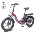Vélo électrique 20'' FAFREES F20 PRO Max 25 km/h 250W 36V 18Ah Vélo pliant Mauve-Rose