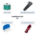 Ensemble d'installation M+ - GENISYS - Worx LAndroid - Câble 250m - 500 crochets - 7 connecteurs