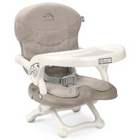 Chaise haute évolutive CAM - SMARTY C33 2018 - Gris et blanc - Pour bébé de 6 à 36 mois - Pliage ultra-compact