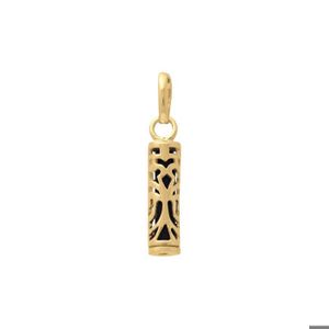 Pendentif Tiki Tendresse Plaqué Or 750/000 - Petit Modèle, Rouge, Neuf étiqueté, Pour Homme Ou Femme