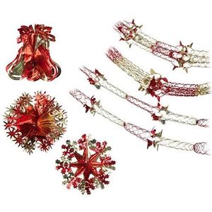 Deco De Noel Rouge Et Doree Achat Vente Pas Cher