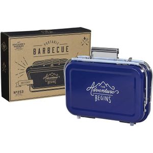 BARBECUE Barbecue Portable - Gentleman - Gen253 - Charbon - Acier Inoxydable - Finition Poudre Marine