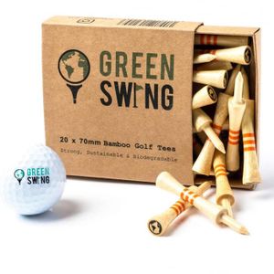 Green Swing Boîte d'accessoires de golf en bambou