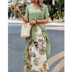 Robes en sales lin grandes tailles
