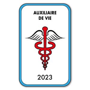 ADHÉSIF SIGNALISATION Autocollant Sticker - Vignette Caducée 2023 pour P