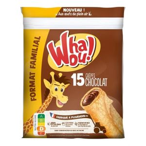 BISCUITS CHOCOLAT WHAOU ! - Whaou Crèpes Chocolat 480G - Lot De 3