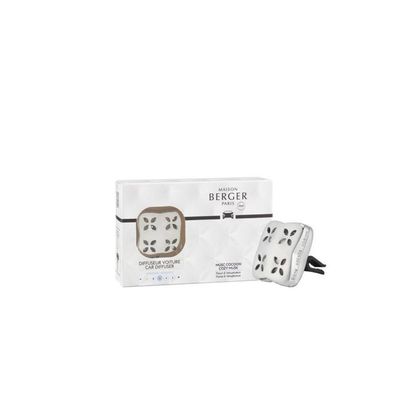 Diffuseur Voiture Maison Berger Cosy Musc Cocoon - Parfum Élégant