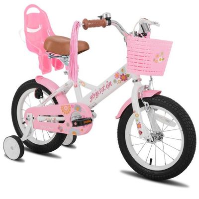 Vélo Pour Enfant De 3 à 6 Ans, Blanc, Avec Roues