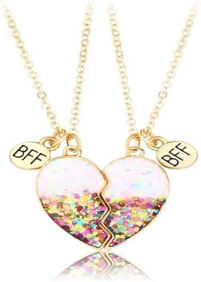 Set De 3 Colliers Amis En Alliage – Puzzle Friendship Necklace, Cadeau Pour Meilleur(e) Ami(e), Dès 6 Ans