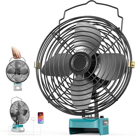 XIHIRCD Ventilateur Costume Gonflable, Portable Mini Ventilateur avec Prise USB et Boîtier de Batterie, Ventilateur Gonflable (Orange