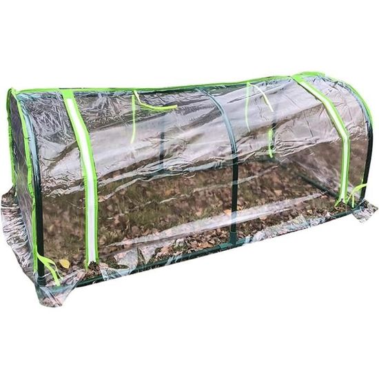 Well Home Serre à 4 Niveaux 50x45x130 Cm - Cadre Métallique Et Couverture PVC