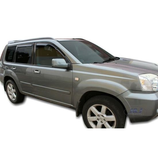 Déflecteurs D'air Goodyear Pour Nissan X-Trail 2014-2021 - Lot De 4 - Protection Pluie/vent - Montage Dans Canal