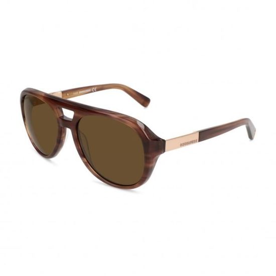 Dsquared2 Lunettes de soleil Brun Homme 35843 Achat Vente lunettes de soleil Homme Adulte Cdiscount