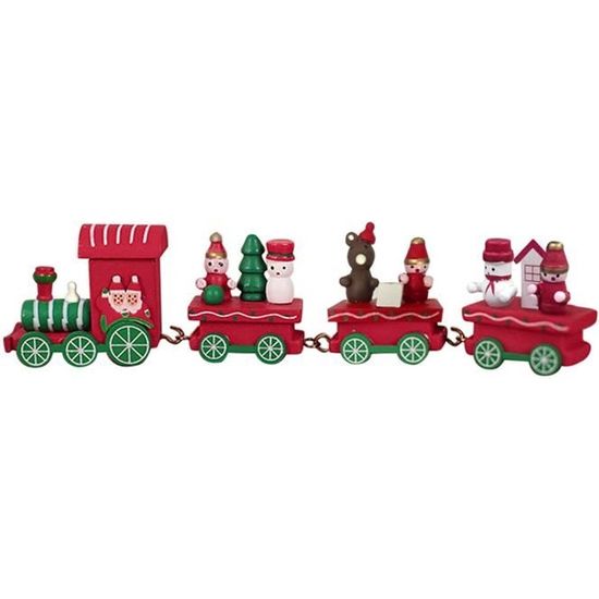 Décorations de Noël en bois Petit Train Enfants Maternelle Festive g7522 Cdiscount Maison