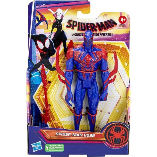 Figurine Spider-Man 2099 - HASBRO - Spider-Man: Across the Spider-Verse - 15 cm - Accessoire