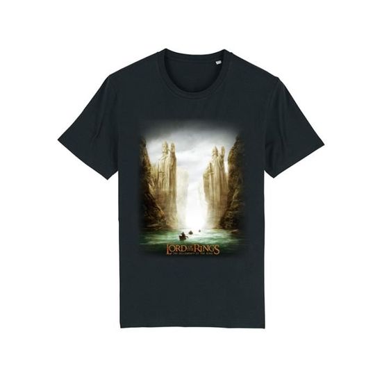 Tshirt Le Seigneur des anneaux The Fellowship of the Ring Poster Noir Cdiscount PrêtàPorter
