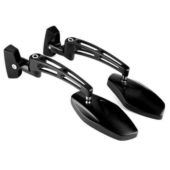Rétroviseurs Moto 2 Pièces - Universel Guidon 13/20mm, Angle Réglable Pour Scooter ATV