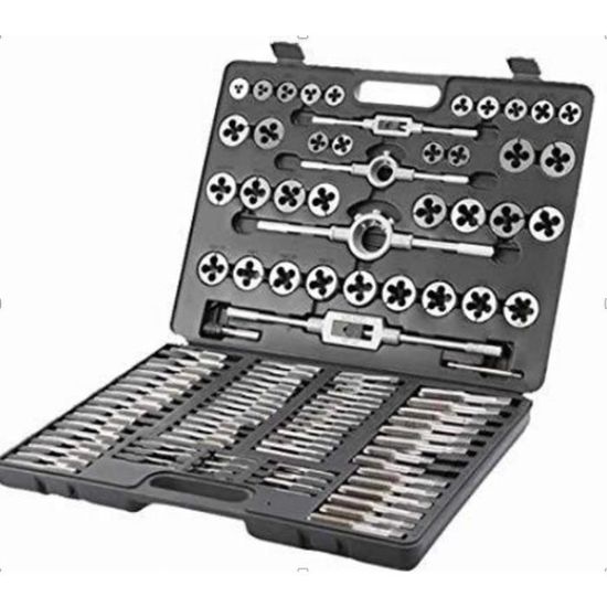 Coffret 3 Tarauds à Main En Acier Rapide HSS, Diamètre 4 Mm - Lot De 3 Pièces