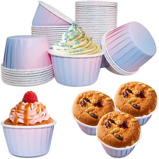 Caissettes à Gâteaux En Papier 1000 Pièces, Caissettes à Muffins Jetables Résistantes à L'huile, Caissettes à Cupcakes, Caisses De Cuisson Pour Mariages Et Anniversaires