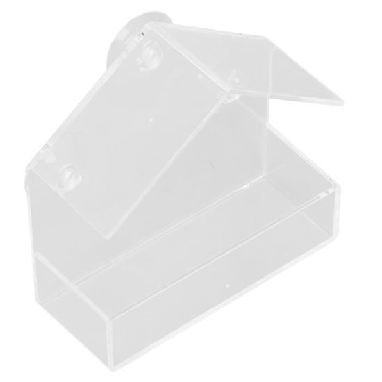 Mangeoires à Fenêtre Acrylique Transparent, 15 X 15 X 6 Cm, 2