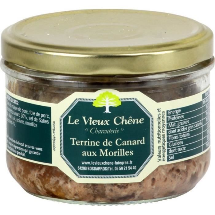 Le Vieux Chene Terrine de canard aux morilles Cdiscount Au quotidien