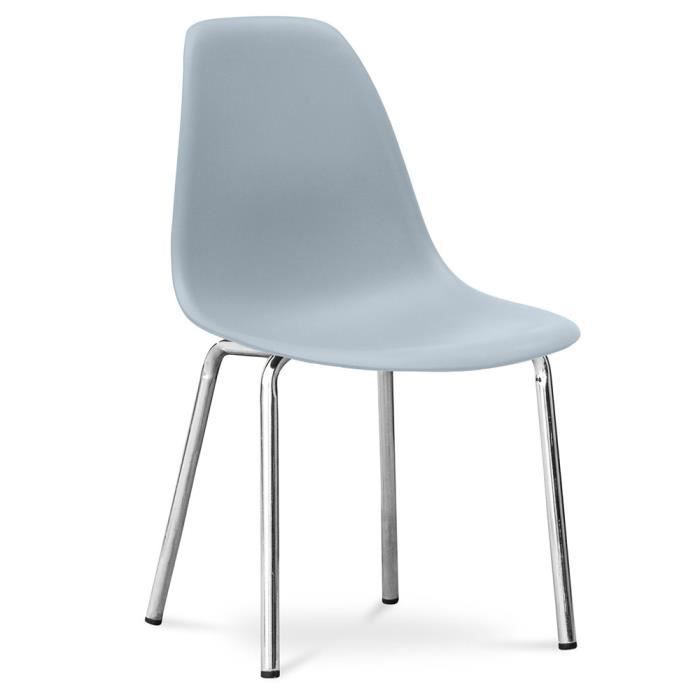 premium chaise diana - matt gris clair 46 gris clair