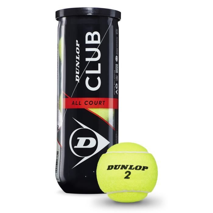 DUNLOP Balle de tennis D TB Club AC 3Pet