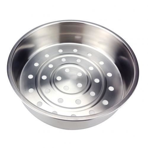 Cuiseurs vapeur,Panier à vapeur en acier inoxydable,ustensile de cuisine pour le nettoyage des fruits et - Type Silver 22 cm