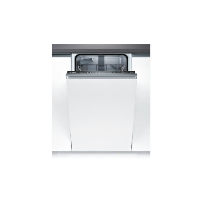 Bosch Serie 2 SPV25CX03E, Entièrement intégré, Compact (45 cm), Acier inoxydable, boutons, 1,75 m, 1,65 m